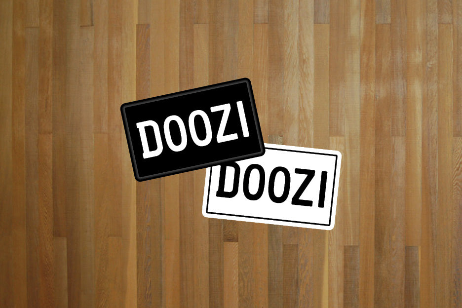 Custom Cozy Coupe Mini Number Plate