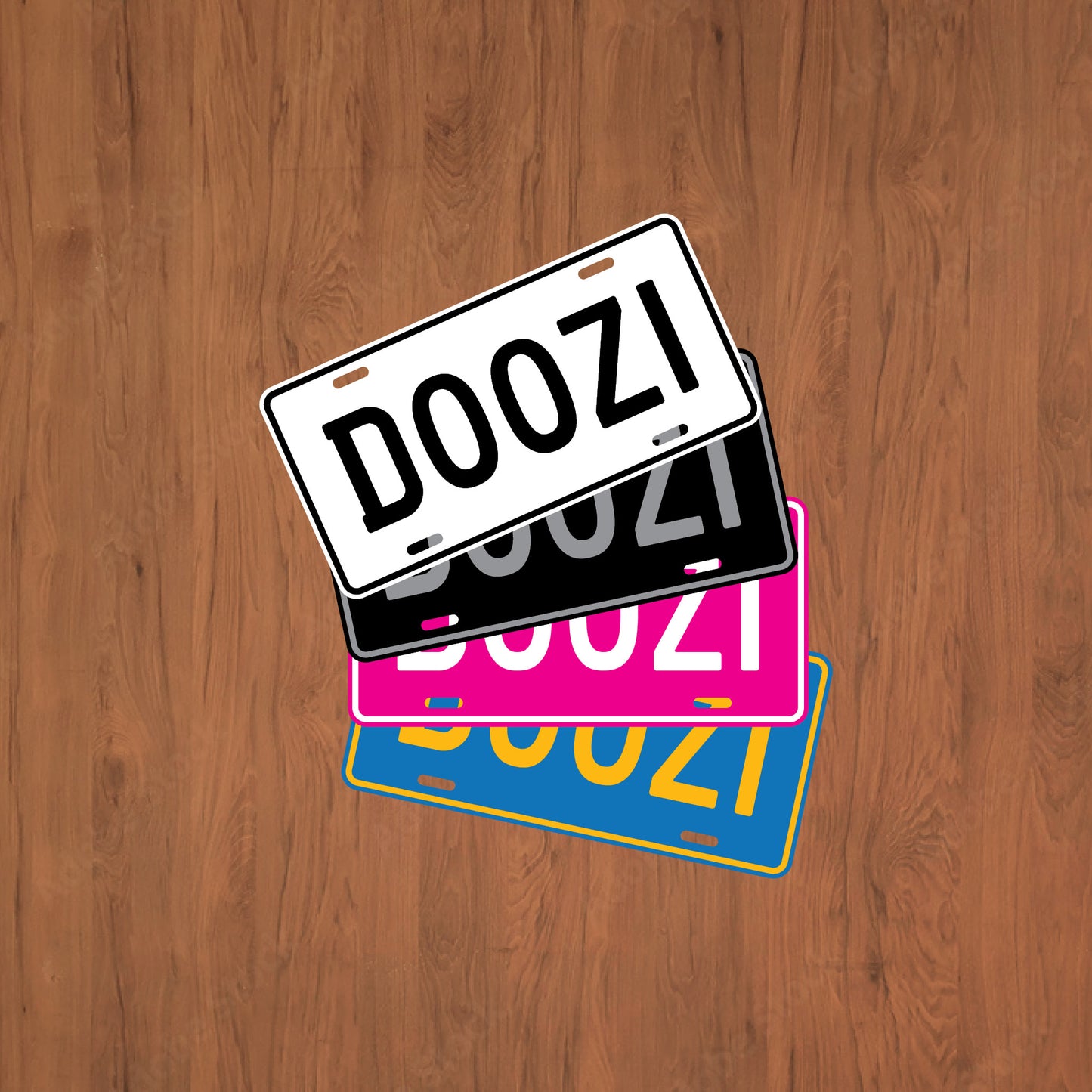 Decorative USA Style Number Plate