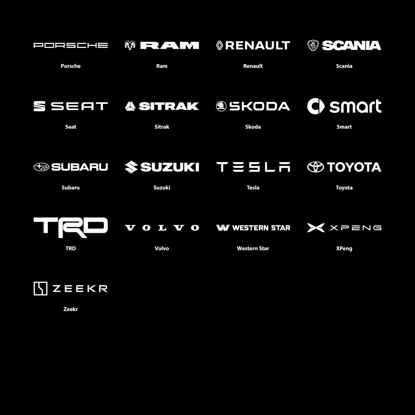 Automotive Windscreen Banner Stickers
