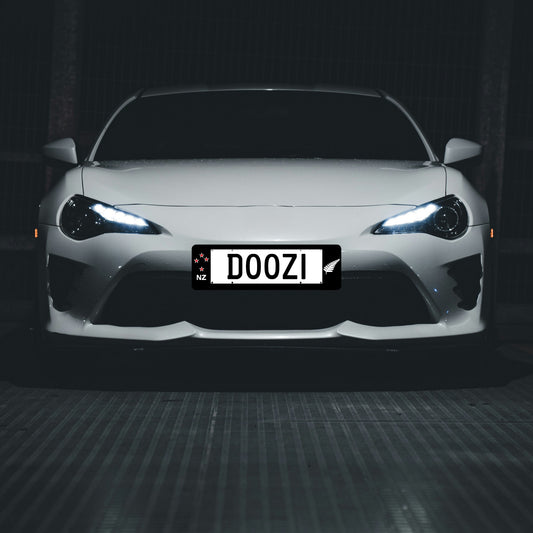 Create your own custom NZW60 winged number plate surrounds