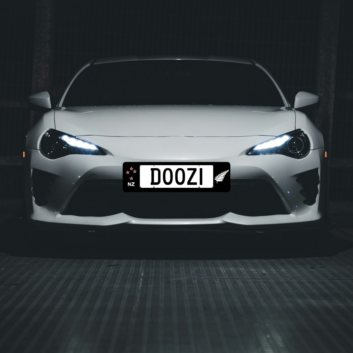 Create your own custom NZW80 winged number plate surrounds