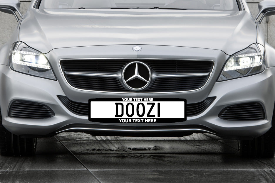 Custom Euro Number Plate Frames