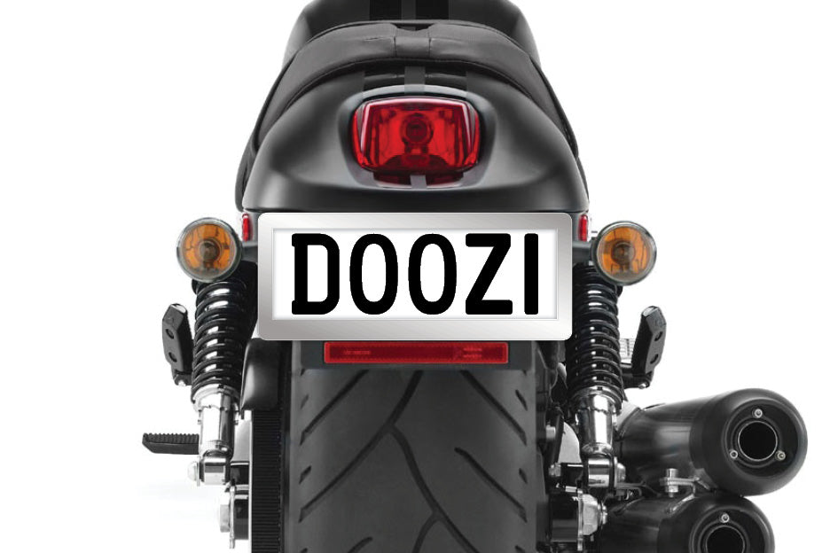 Motorcycle Number Plate Surround (blank)