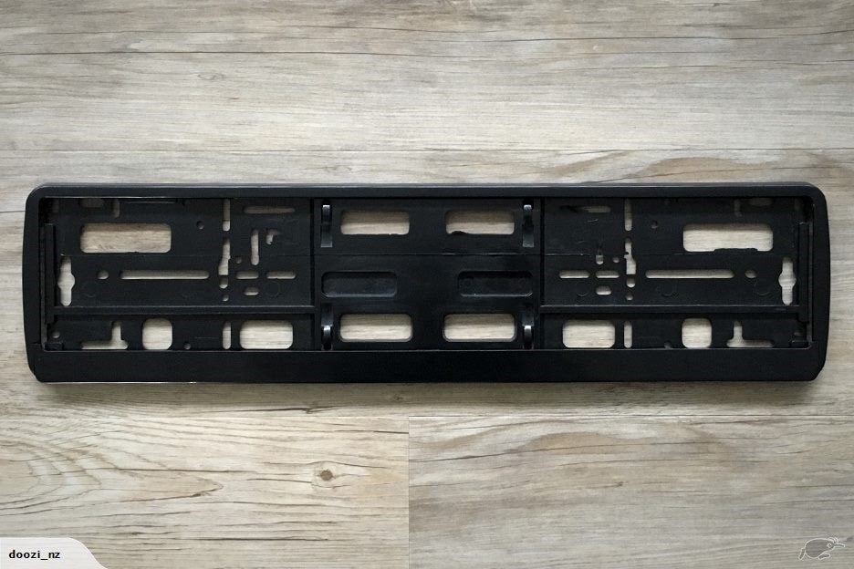 Euro Number Plate Surrounds / Plate Holders
