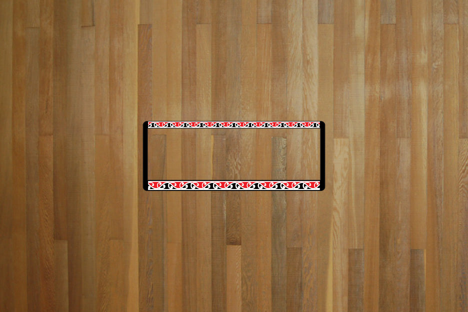 Maori Pattern Number Plate Surrounds